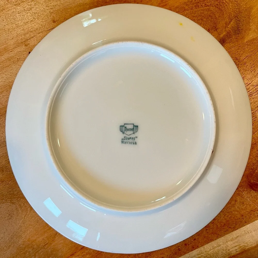 Antique Thomas Sevres plate